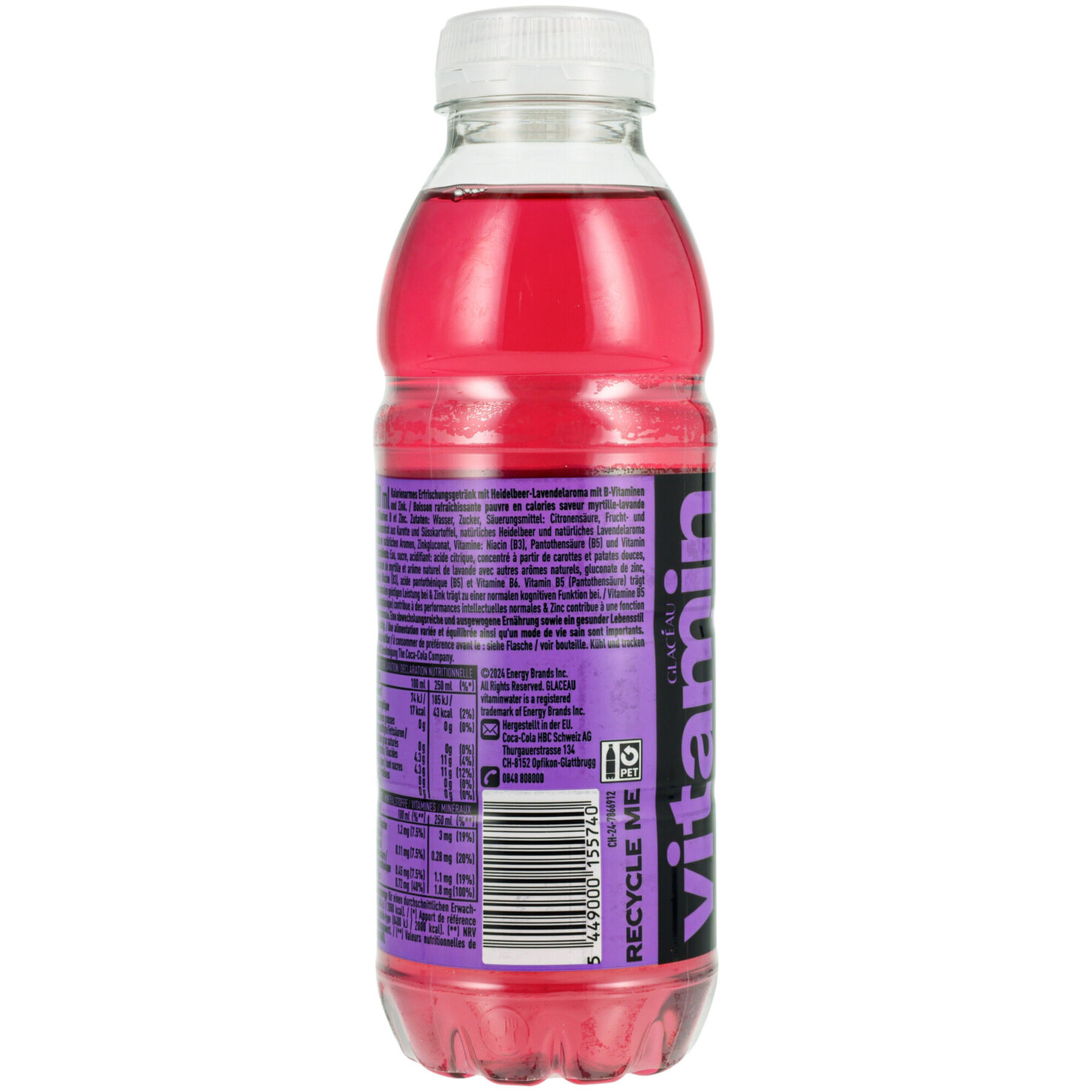 Vitaminwater relax Heidelbeere Lavendel 6x 50cl -6x 50cl