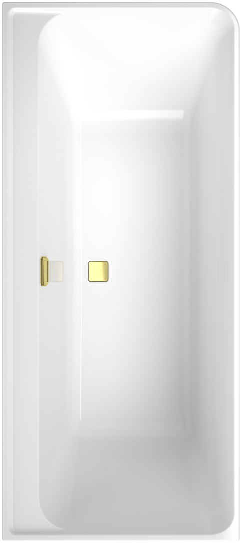 Villeroy & Boch Collaro inbouw ligbad 190x90cm wit met gouden afvoerplug