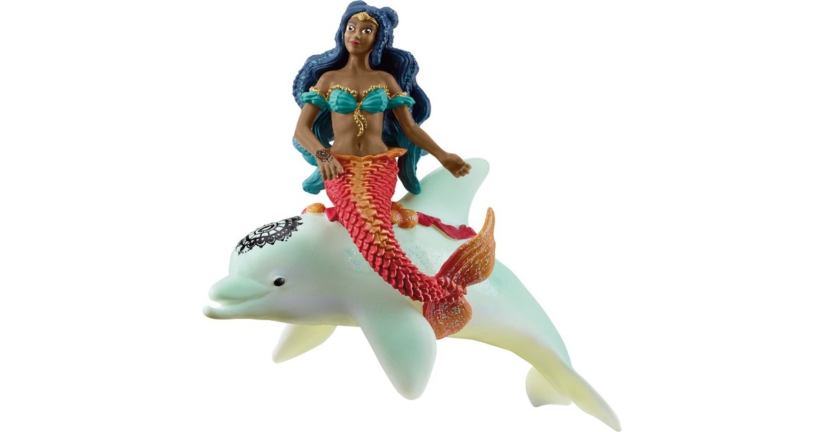 SchleichBayala - Isabelle op dolfijn speelfiguur  (70719)