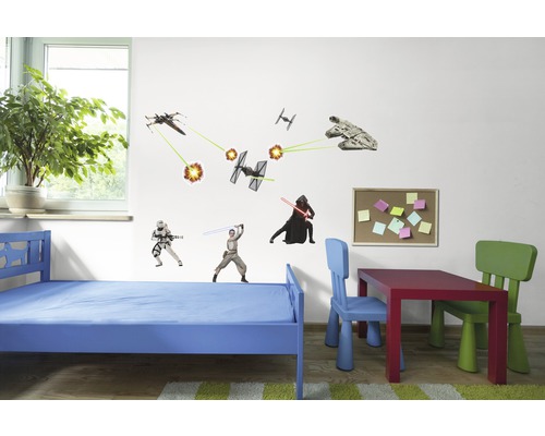 Muursticker Disney Star Wars EP7 50 x 70 cm
