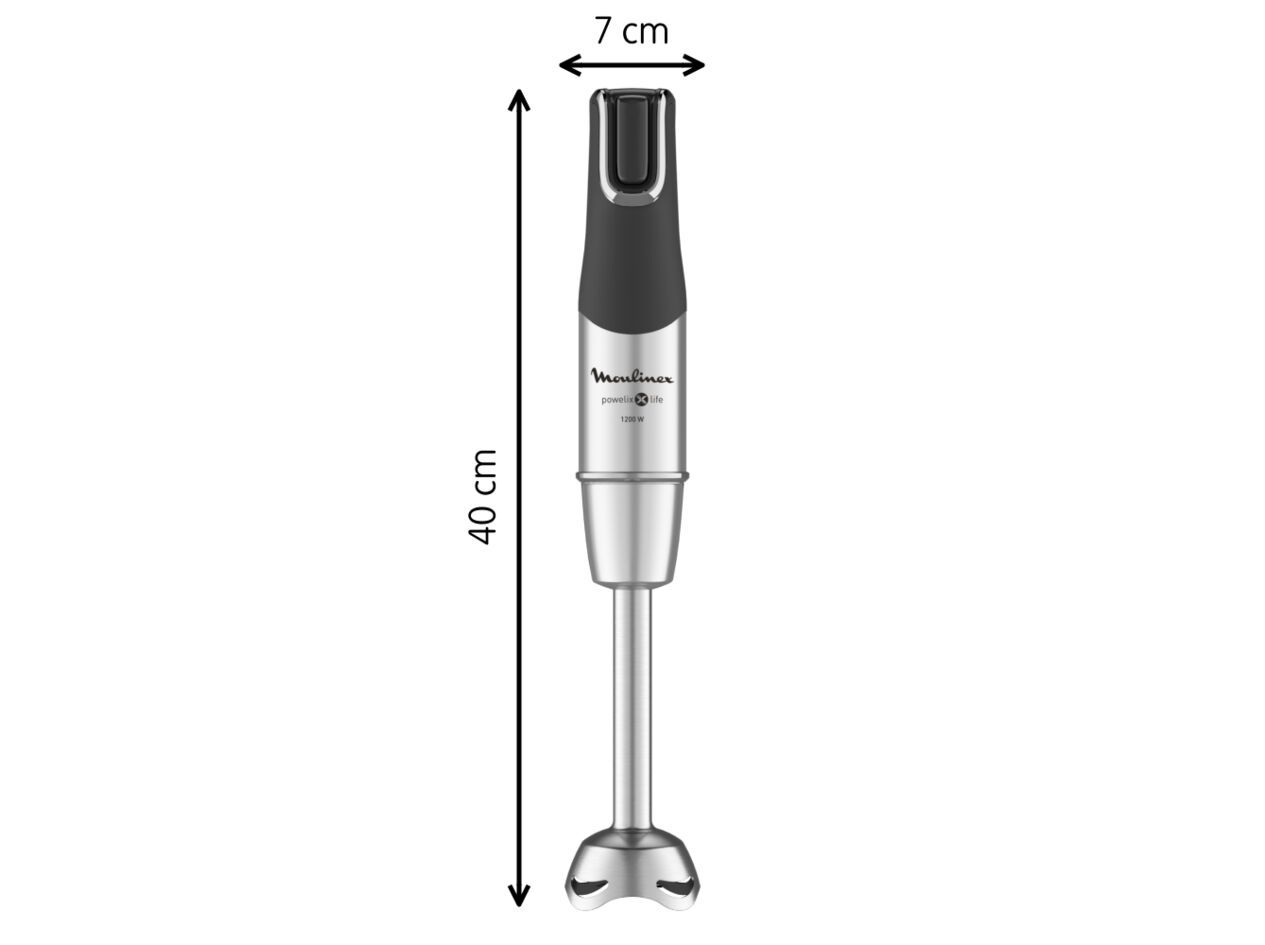 VARINHA MÁGICA COM ACESSÓRIOS MOULINEX QUICKCHEF 5 EM 1 DD95HD10 (1200 W - INOX)