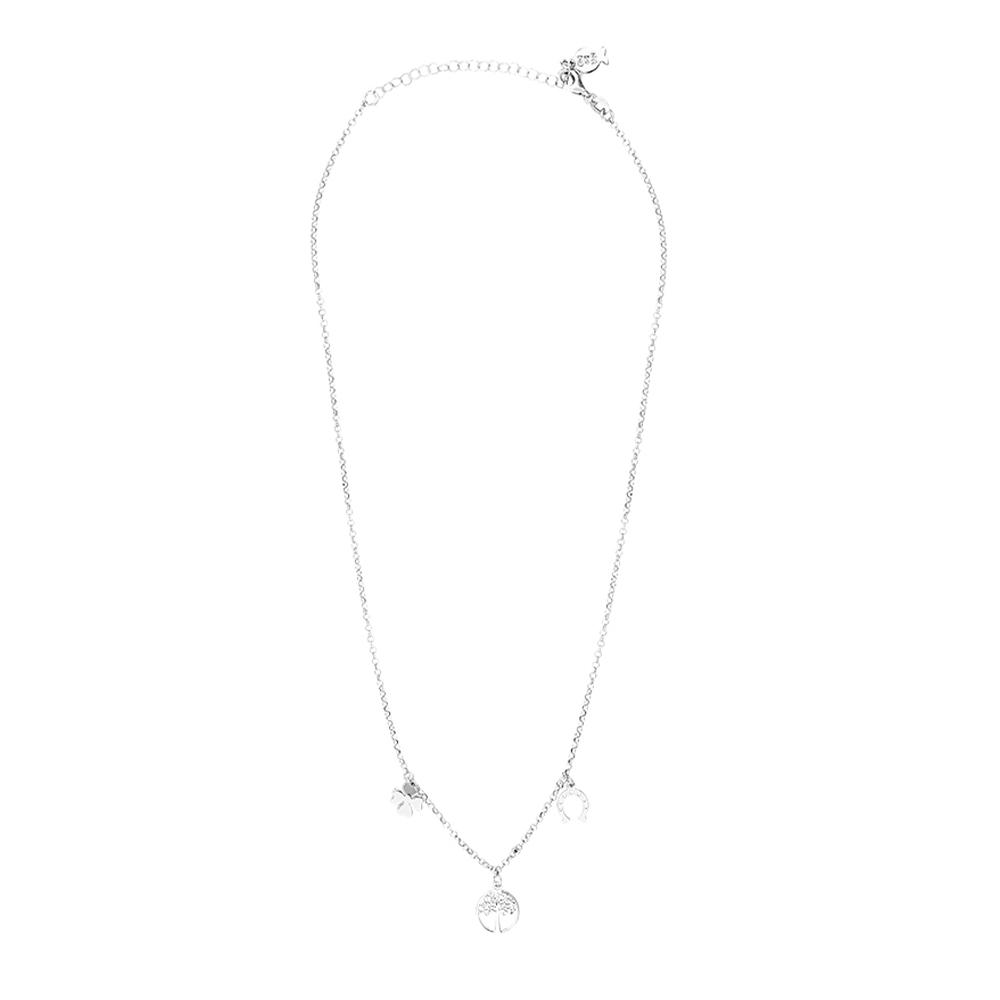 Collier Argenté Clio Blue Arbre De Vie