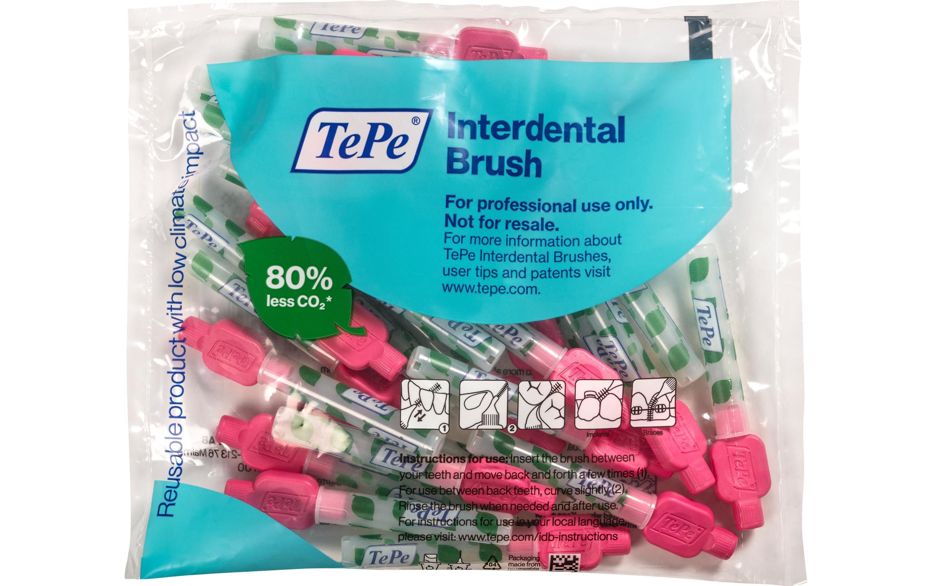 Interdentalbürsten Original PinkKleine Bürste mit soften Borsten