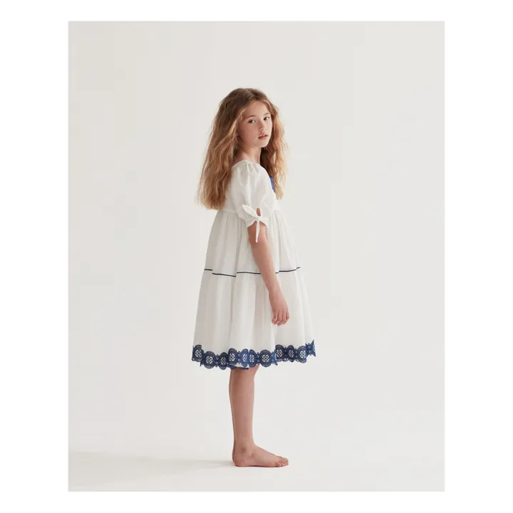 The Middle Daughter Robe Popeline de Coton | Blanc