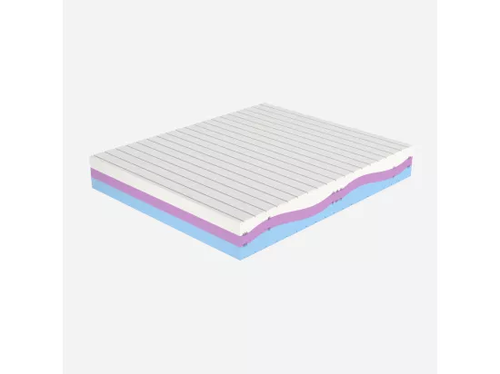 Matelas multicouche 180x200 de 18 cm de hauteur - Memory, Gel Relaxa, Déhoussable, Revêtement Aloe Vera | Arcobaleno