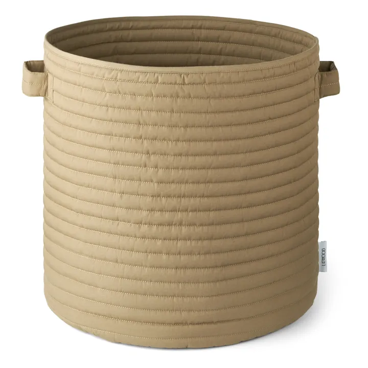 Liewood Panier de rangement en coton bio Lia | Beige