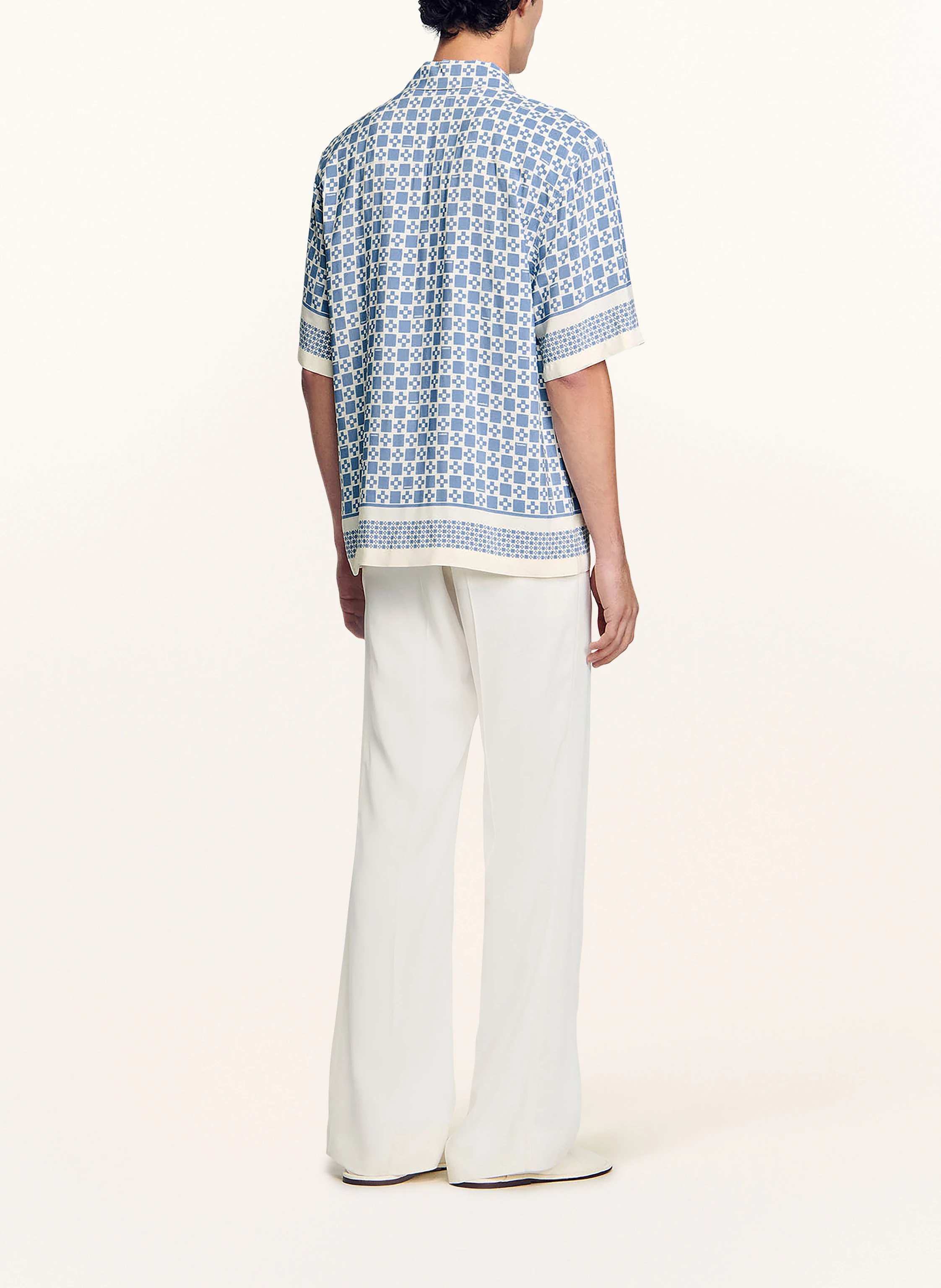 SANDRO Resorthemd Slim Fit aus Satin