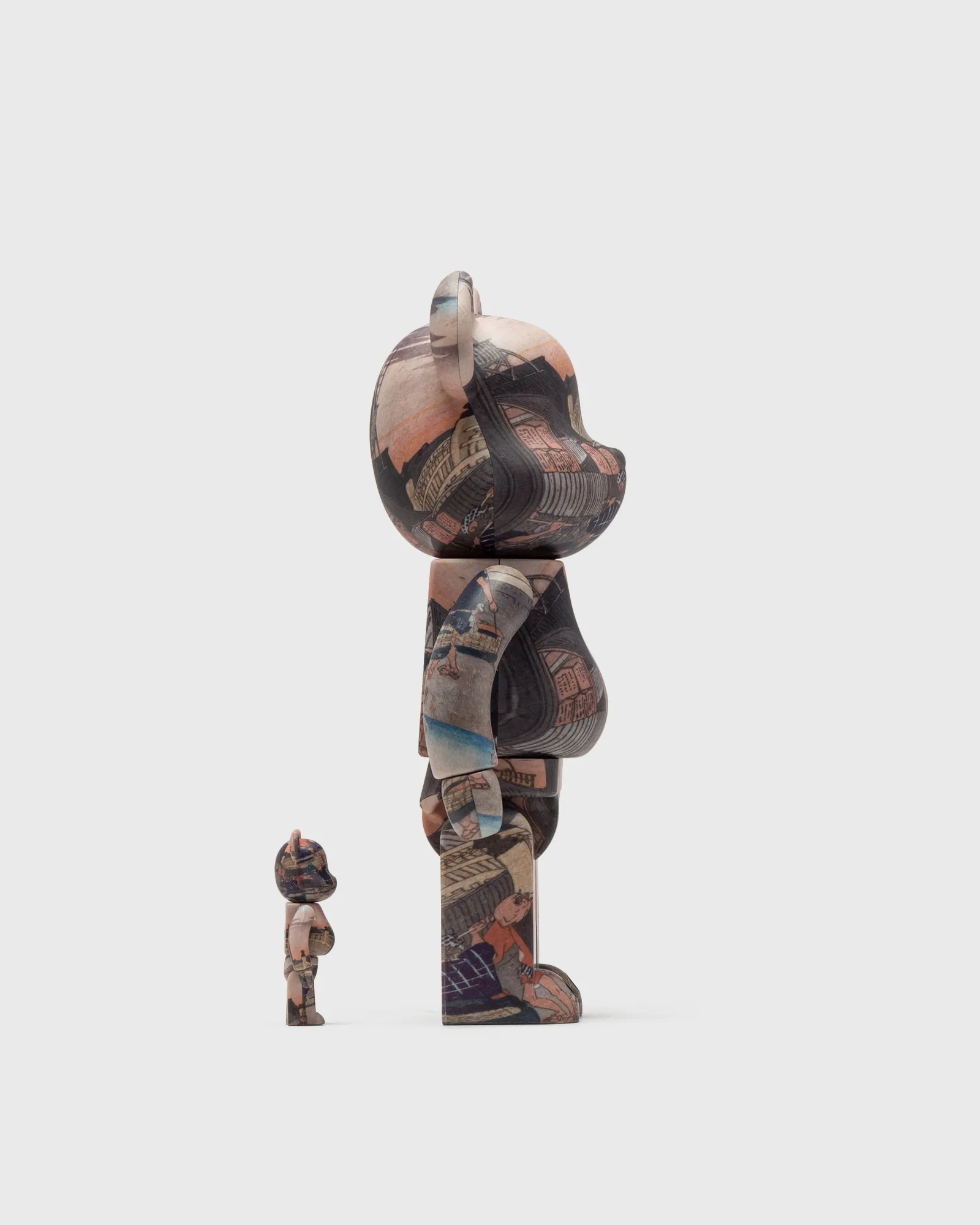 MEDICOM BEARBRICK 400% UTAGAWA HIROSHIGE NIHONBASHI 2-PACK