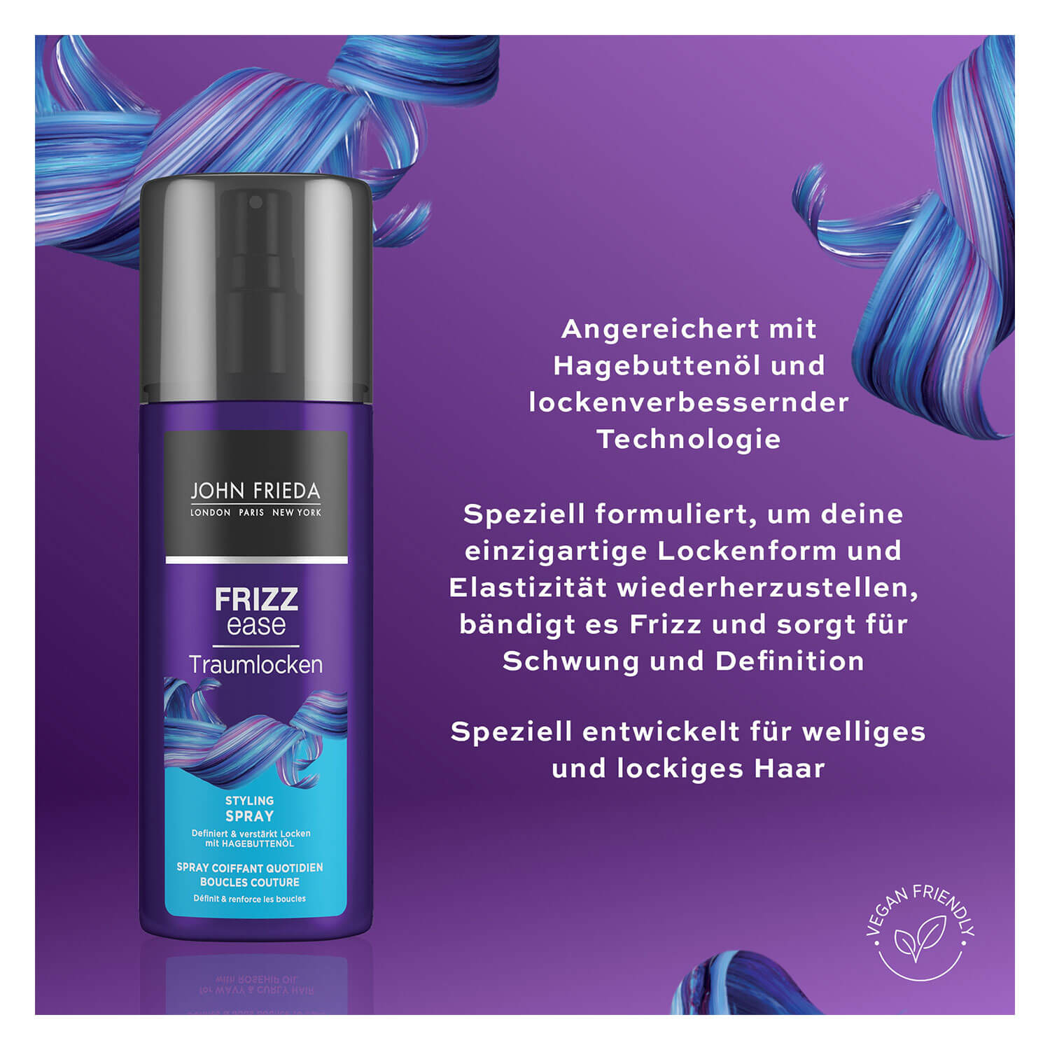 JOHN FRIEDA Frizz Ease Traumlocken Tägliches Styling-Spray<br>200 ml