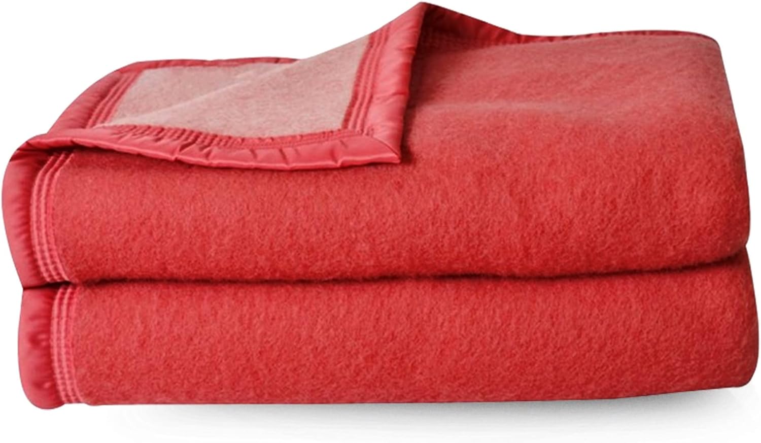 Linnea Woolmark Decke, reine Schurwolle, 500 g/m², Volta, 240 x 300 cm, Rosenholz