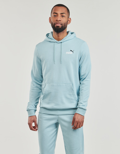 Puma - ESS+ 2 COL SMALL LOGO HOODIE TR - Bleu