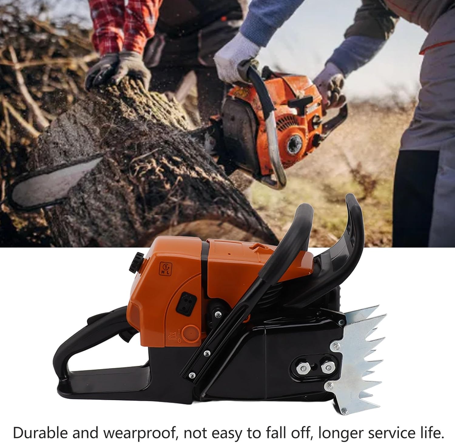 92cc G660 Benzin Kettensägen Antriebskopf, Gasoline Chain Saw Power Head mit Kunststoff-Eisen-Schnellstart- und Schnellstopp-Steuerung, ergonomischem Griff, Zubehör für Kettensägen