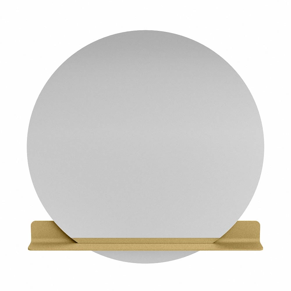 Mondiaz Spot spiegel rond Ø120cm met planchet oro