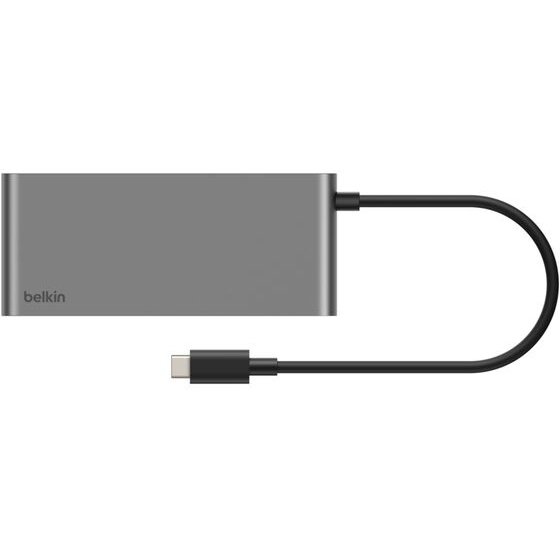 Belkin INC024HQSGY hub & concentrateur USB Type-C 10000 Mbit/s Gris