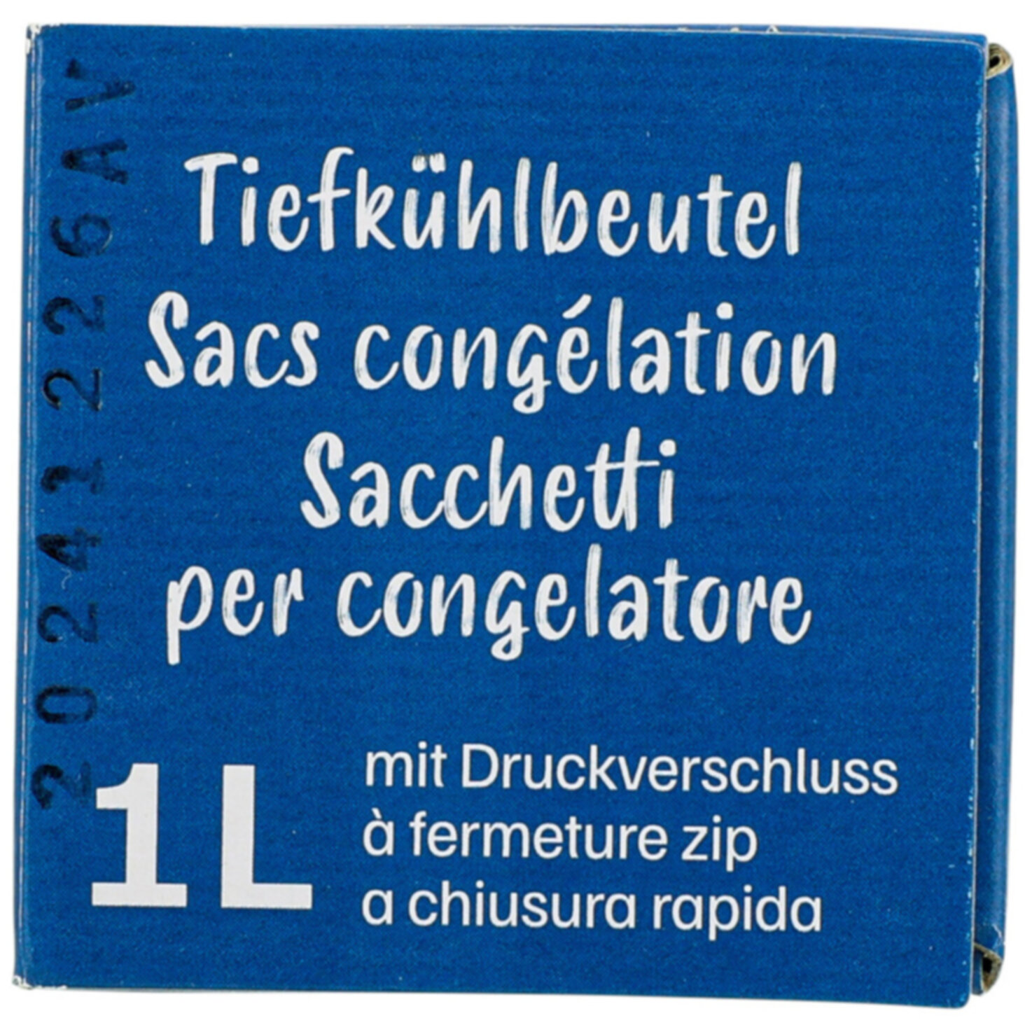 Tiefkühlbeutel mit Druckverschluss 1L 30 Stück