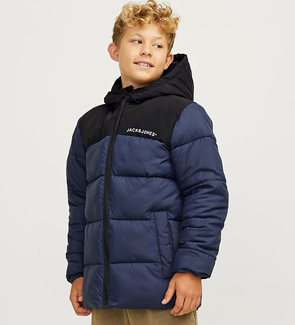 Jack & Jones Steppjacke - JJMoon - Navy Blazer/Blockieren