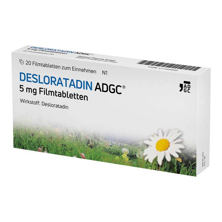 Desloratadin-ADGC 5 mg Filmtabletten, 20 St