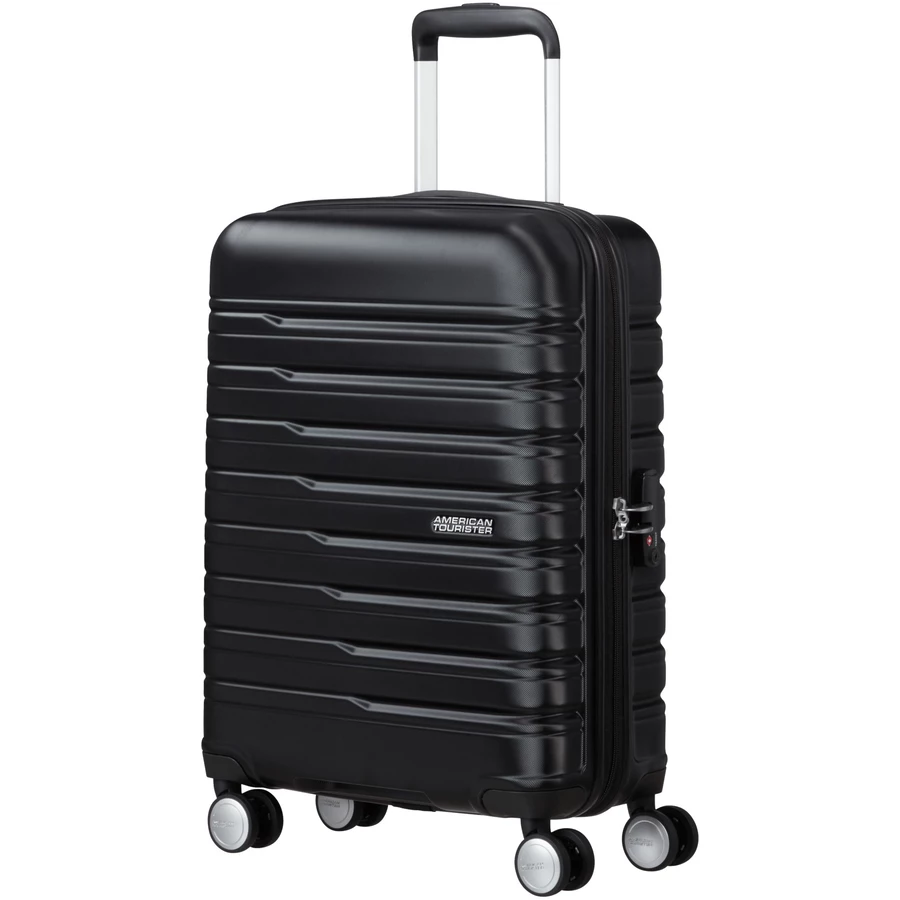 American Tourister Flashline - 4-Rollen Kabinentrolley 55 cm shadow black