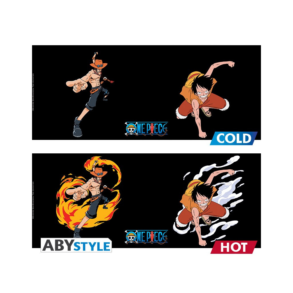 One Piece - Mug Heat Change Luffy/Ace