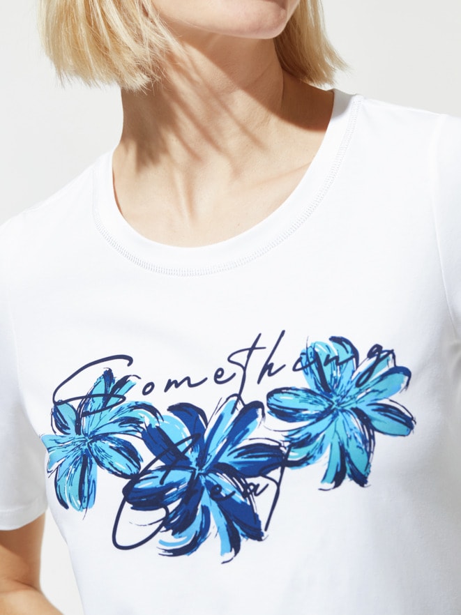 Baumwollshirt Blumenliebe