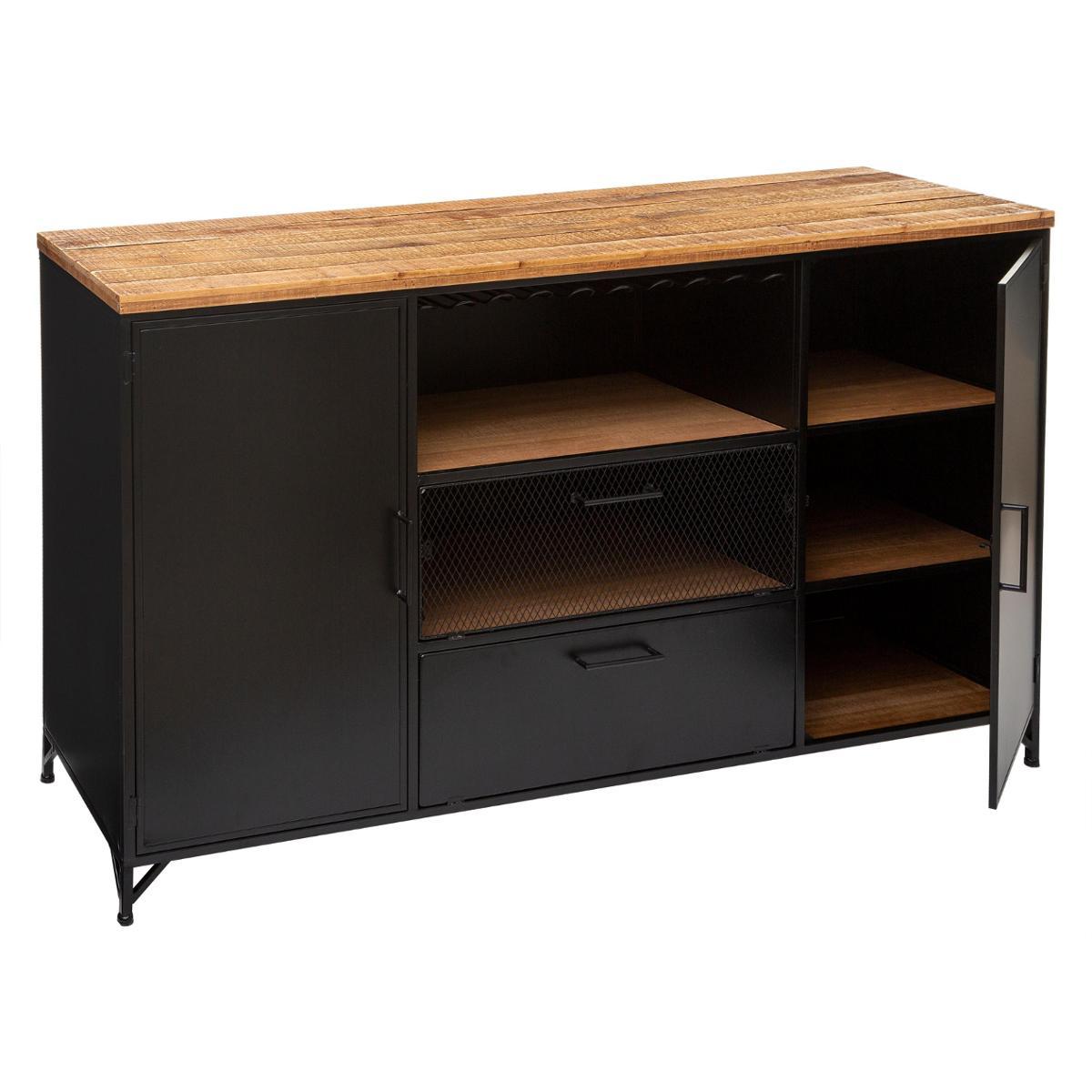 BUFFET 2 PORTES 2 TIROIRS CIERNA D.140X45X85CM