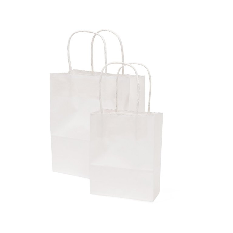 Folia Papiertüten mit gedrehtem Papiertragegriff