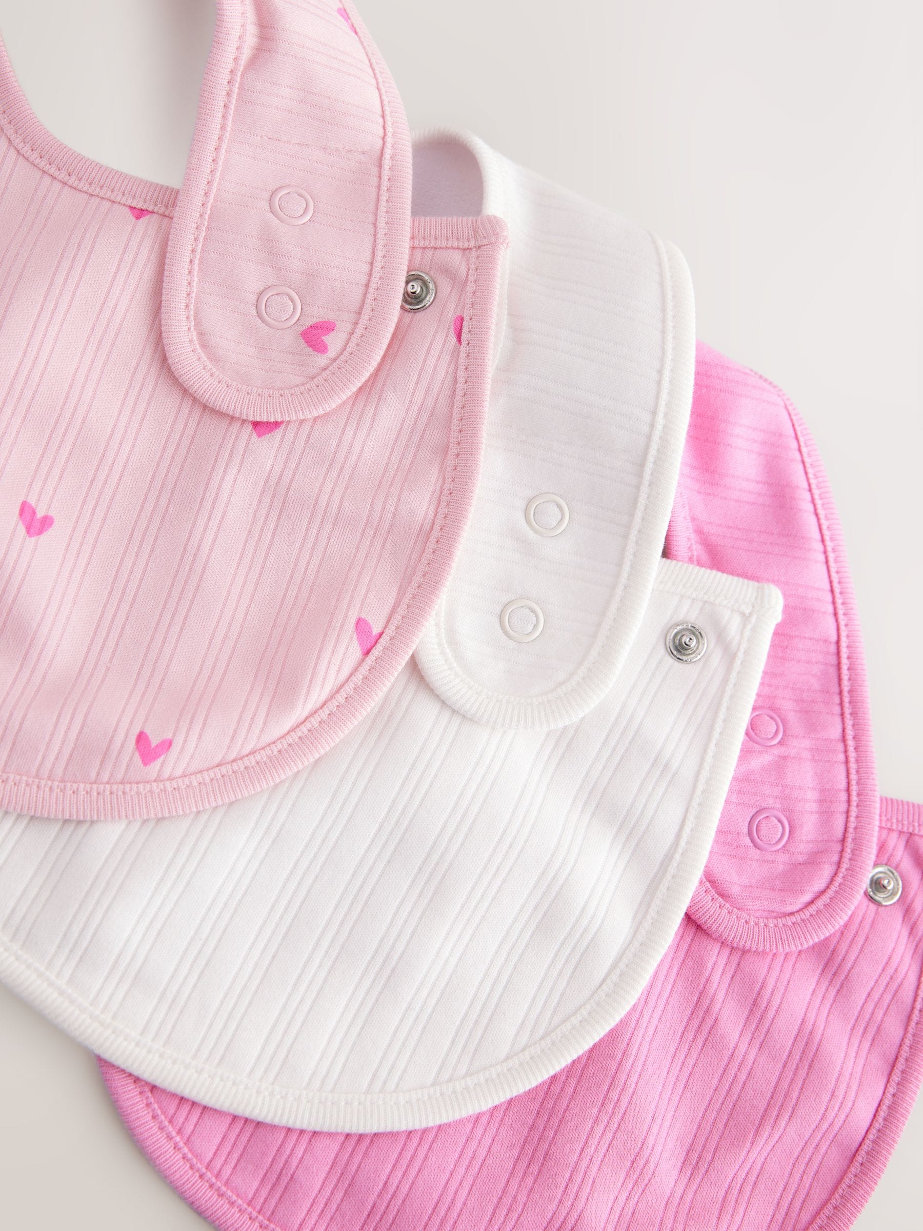 Roze - 3 Babyslabbetjes
