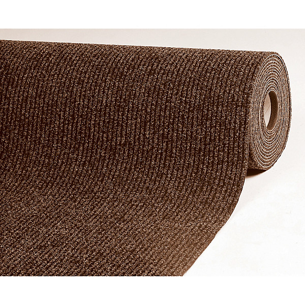 Tapis couloir absorbant Passage marron sur mesure largeur 1 m