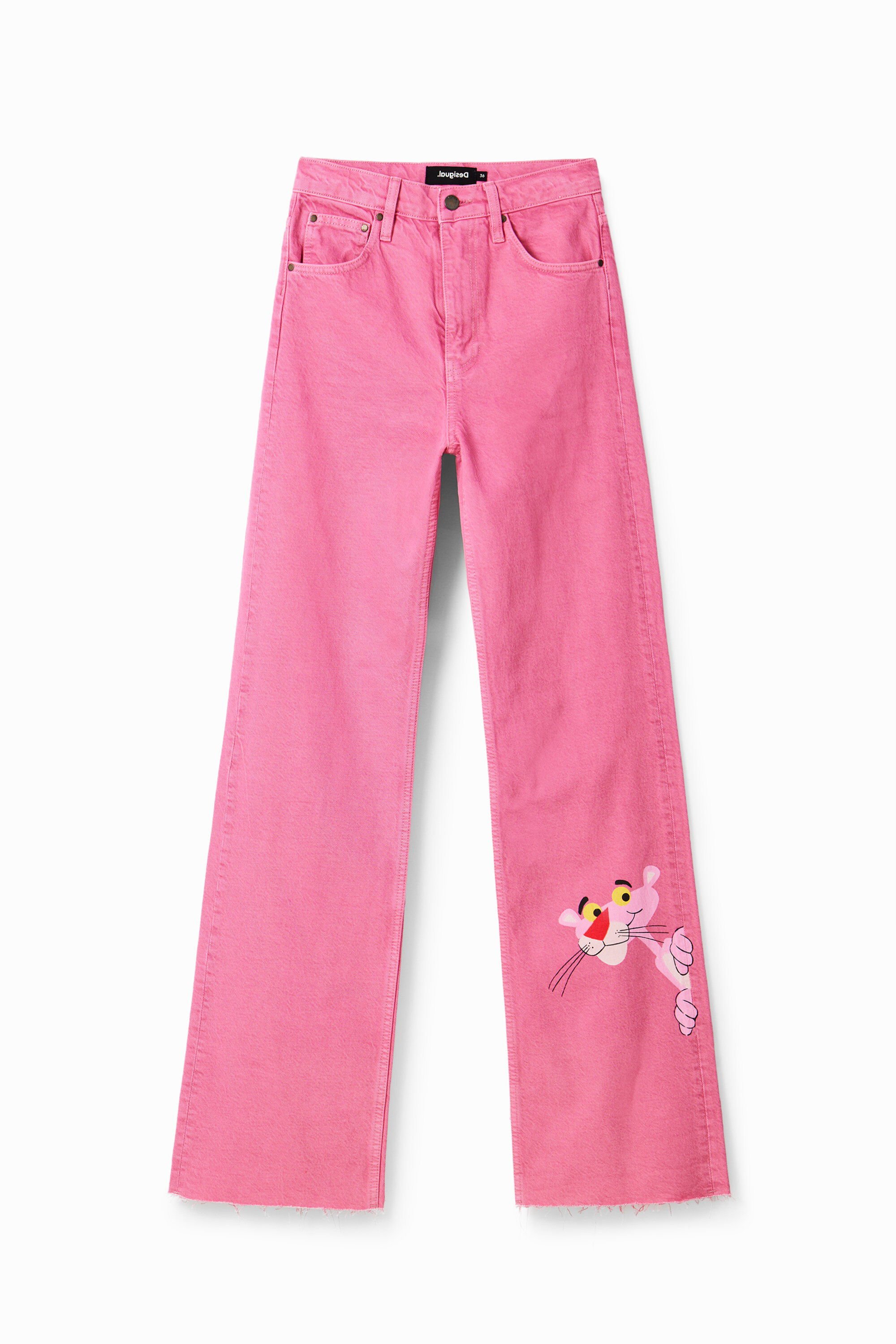 Jean wide leg Pink Panther