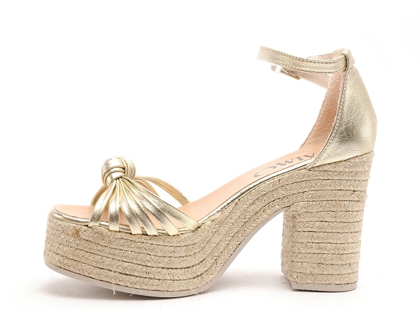 Gaimo nu pieds talons femme melissa or