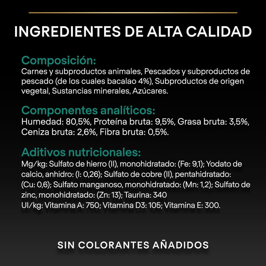 Pro Plan Multipack Sobres Bacalao para gatos esterilizados
