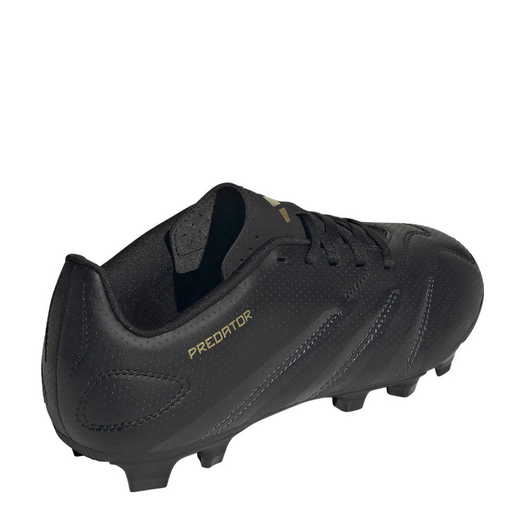 adidas Predator Clubjunior voetbalschoenen zwart/antraciet/goud metallic