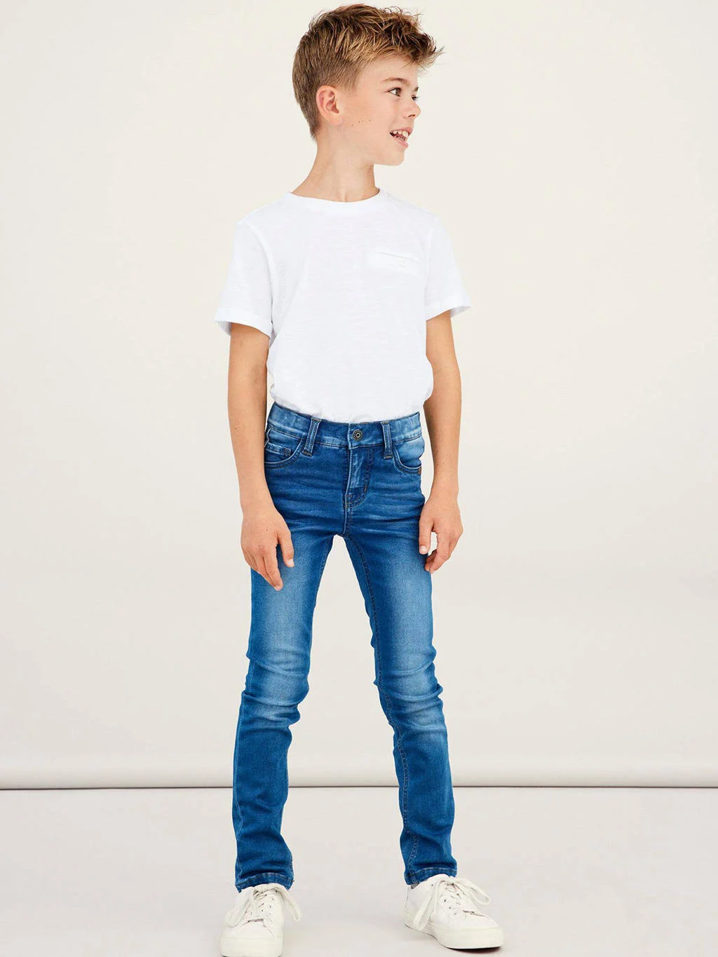 NAME IT slim fit jeans NKMTHEO stonewashed