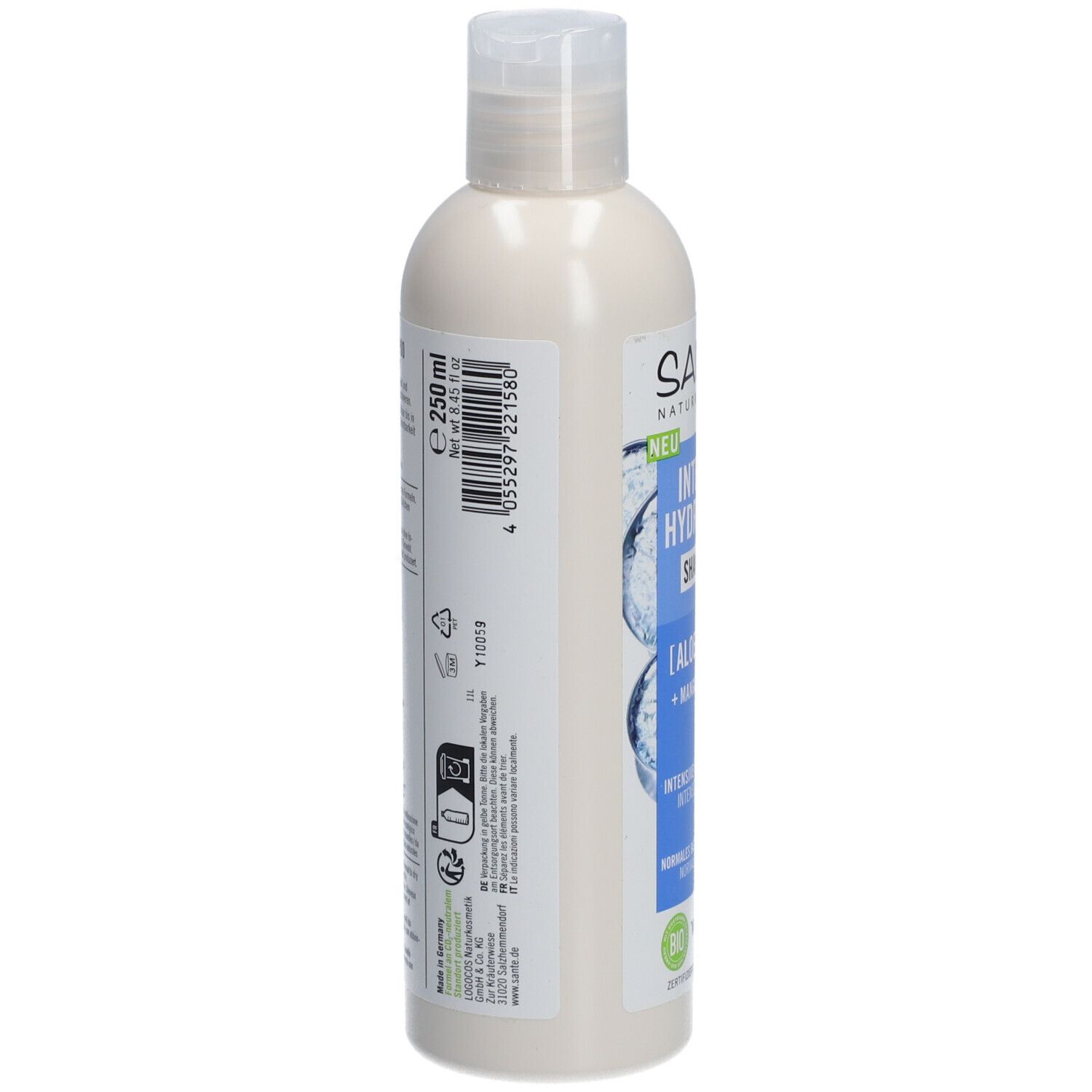 SANTE Naturkosmetik INTENSE HYDRATION SHAMPOO