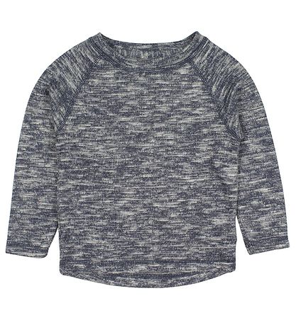 Mini Q Ture Bluse - Fredie - Blau Meliert
