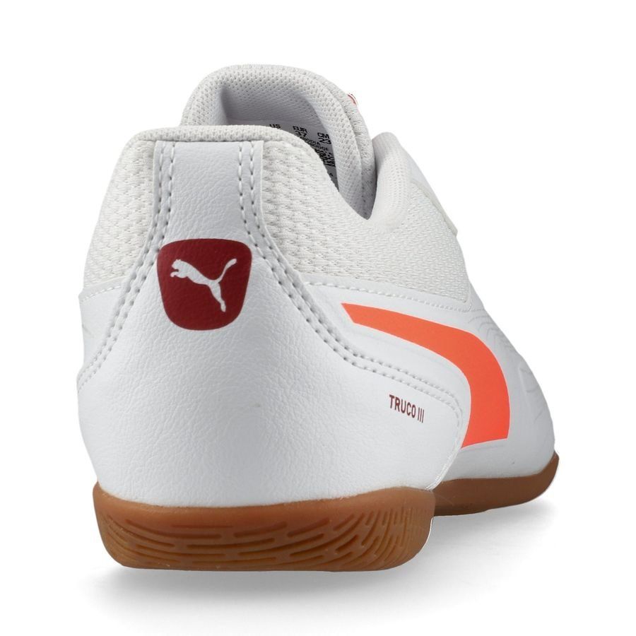 PUMA Truco III IT - Blanc/Glowing Red/Noir Enfant
