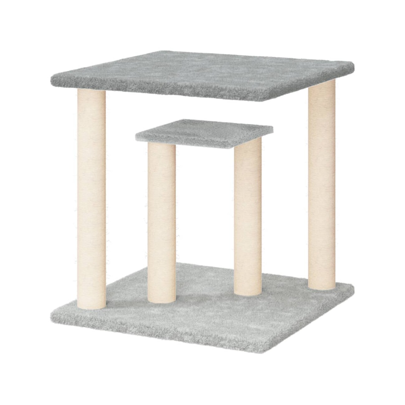 VidaXL Kratzsäule grau
