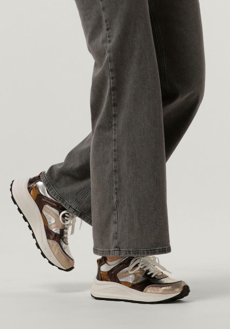 FRED DE LA BRETONIERE zilveren fred de la bretoniere lage sneakers hazel low