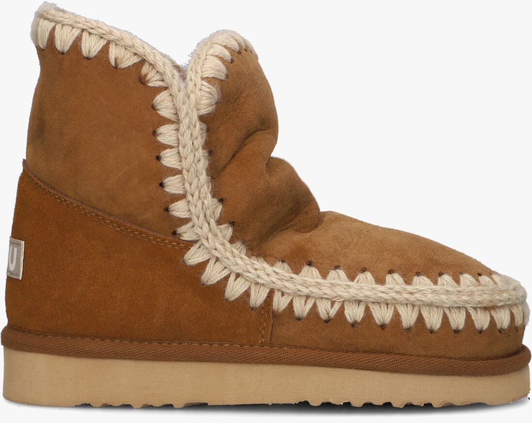 cognac mou vachtlaarzen eskimo 18 glitter logo