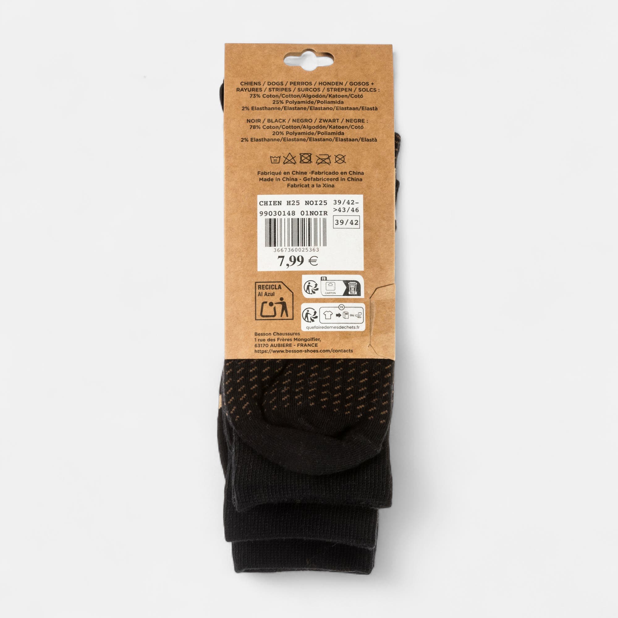 Chaussettes Homme noir