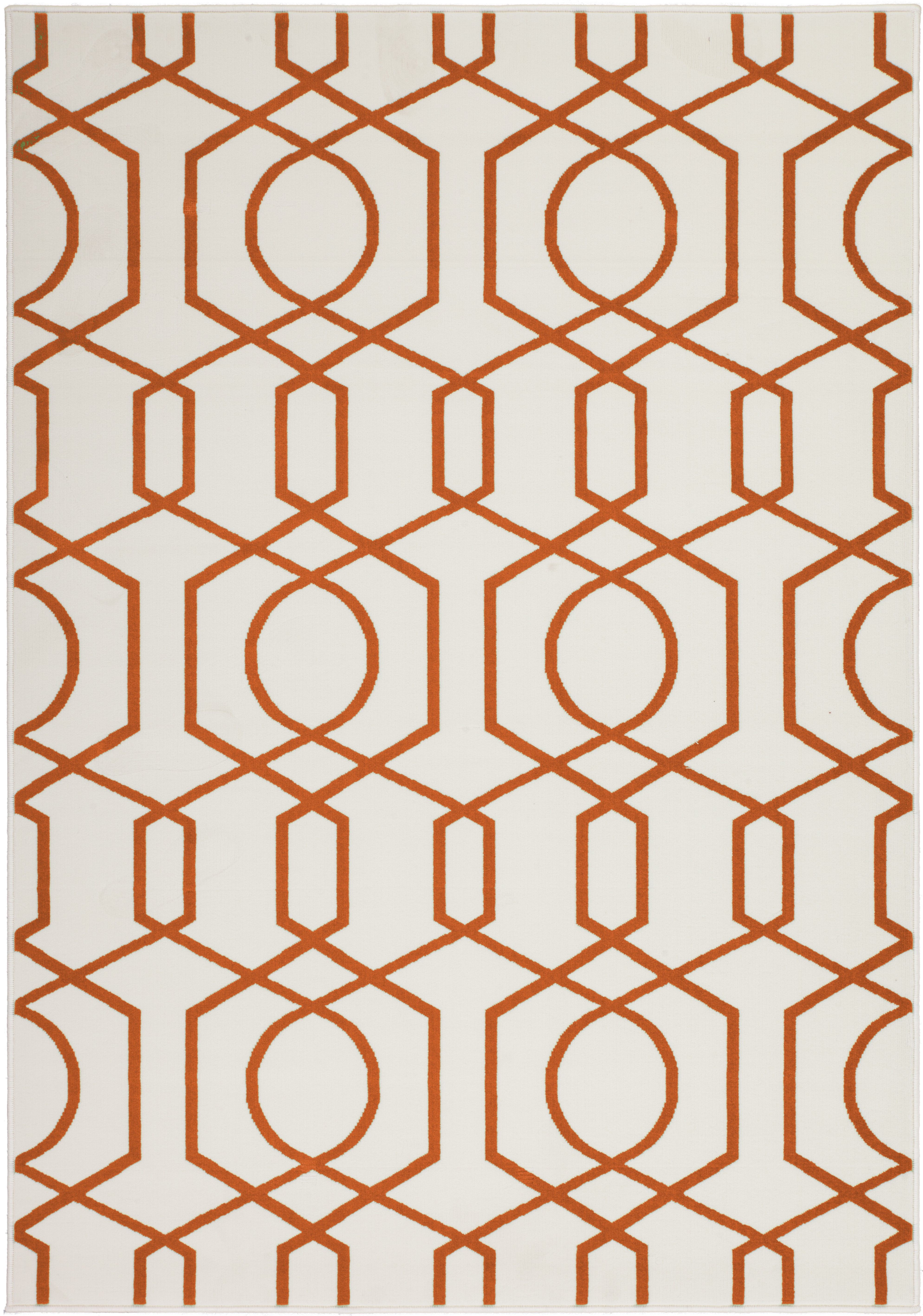 Vloerkleed 400 Ivoor Oranje Now!