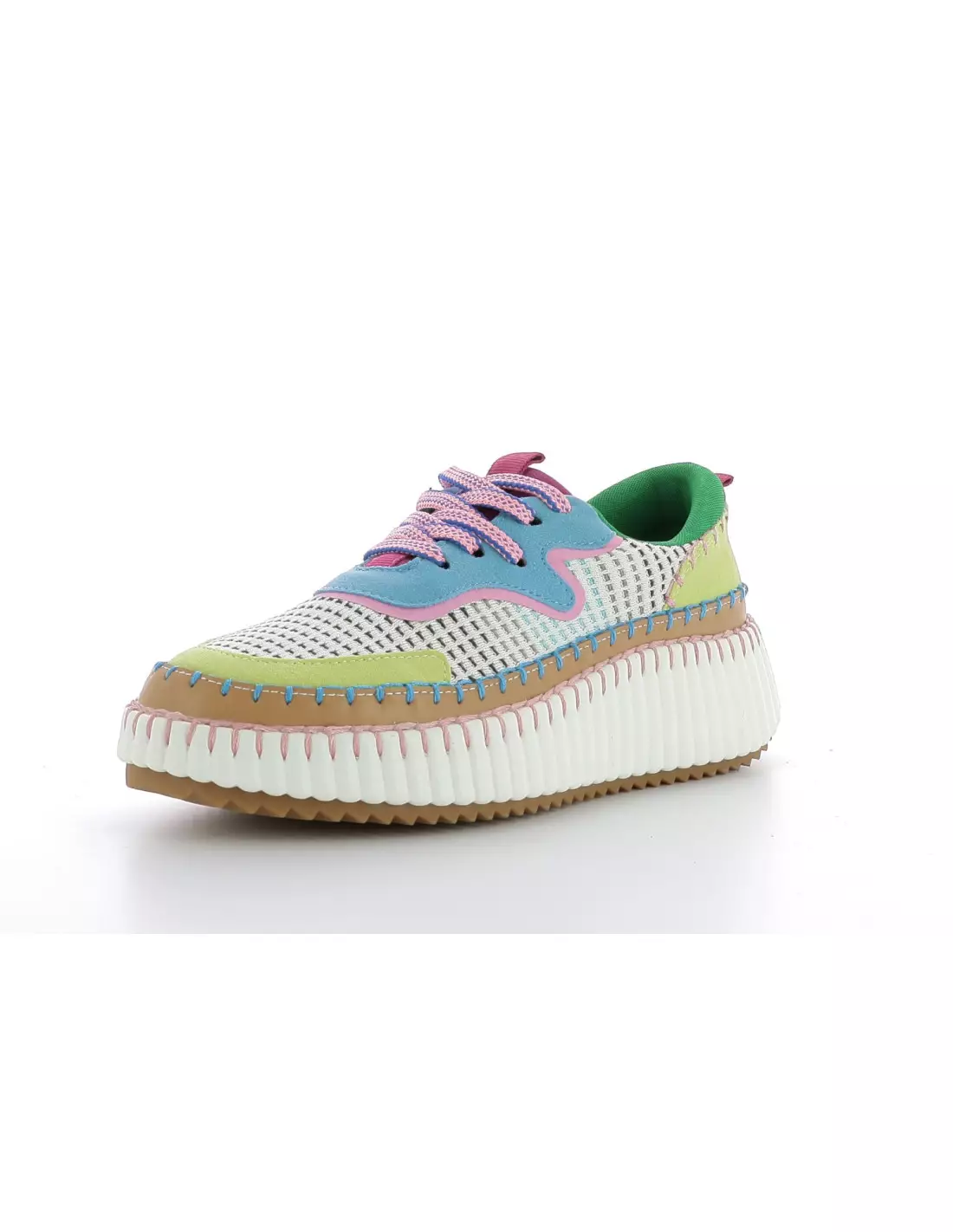 CLAUDIA GHIZZANI 2BR0040101 - Baskets MINT-LIME-TXTCOMBI