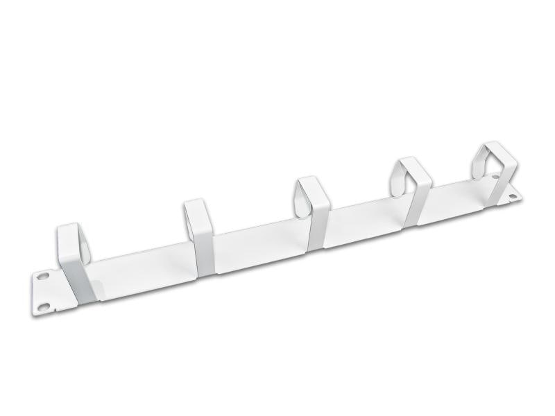 Wirewin Kabelführungspanel KFP-5RING METAL , Grau Umfangreiches Kabelschrank-Zubehör