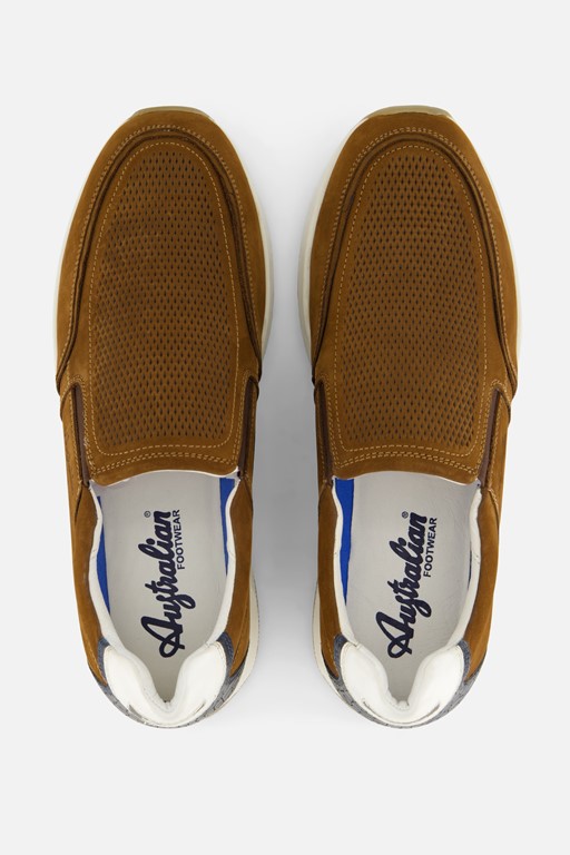 Australian Eagle Instappers cognac Nubuck