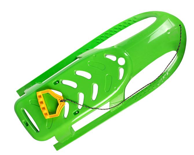 Ondis24 Kinderslee Race Toboggan Bob Bullet met Metalen Glijders Groen, Slee