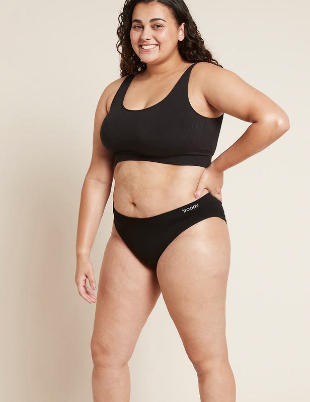 boody Menstruatieondergoed Bikinislip Zwart Norm/Hevig S 1 Stuk