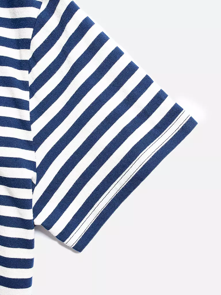 NUDIE JEANS T-Shirt LEIF BRETON weiss