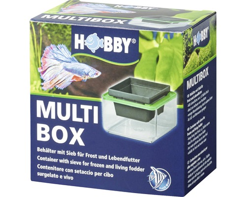 HOBBY Tubifexbox (Multibox) 10x10x6 cm voederbak