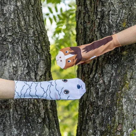 Handsocken Pferd und Schaf
