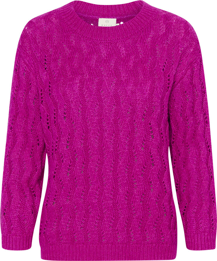 Kaffe KAlena Knit Pullover Festival fuchsia